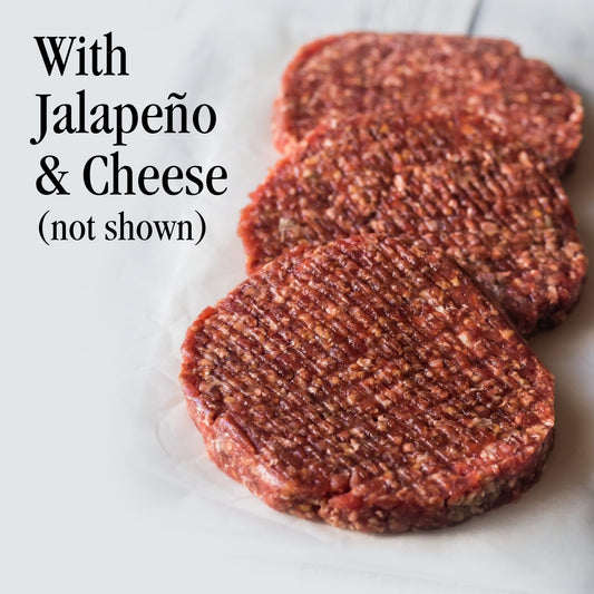 Beef Patties, Jalapeno & Cheddar