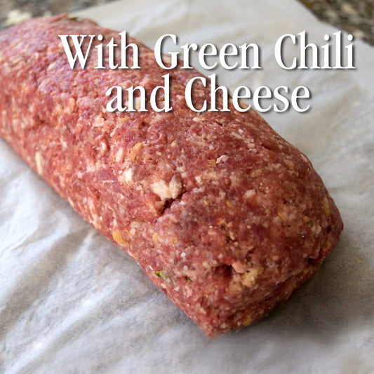 All Beef Meat Loaf W/ Green Chili & Cheese