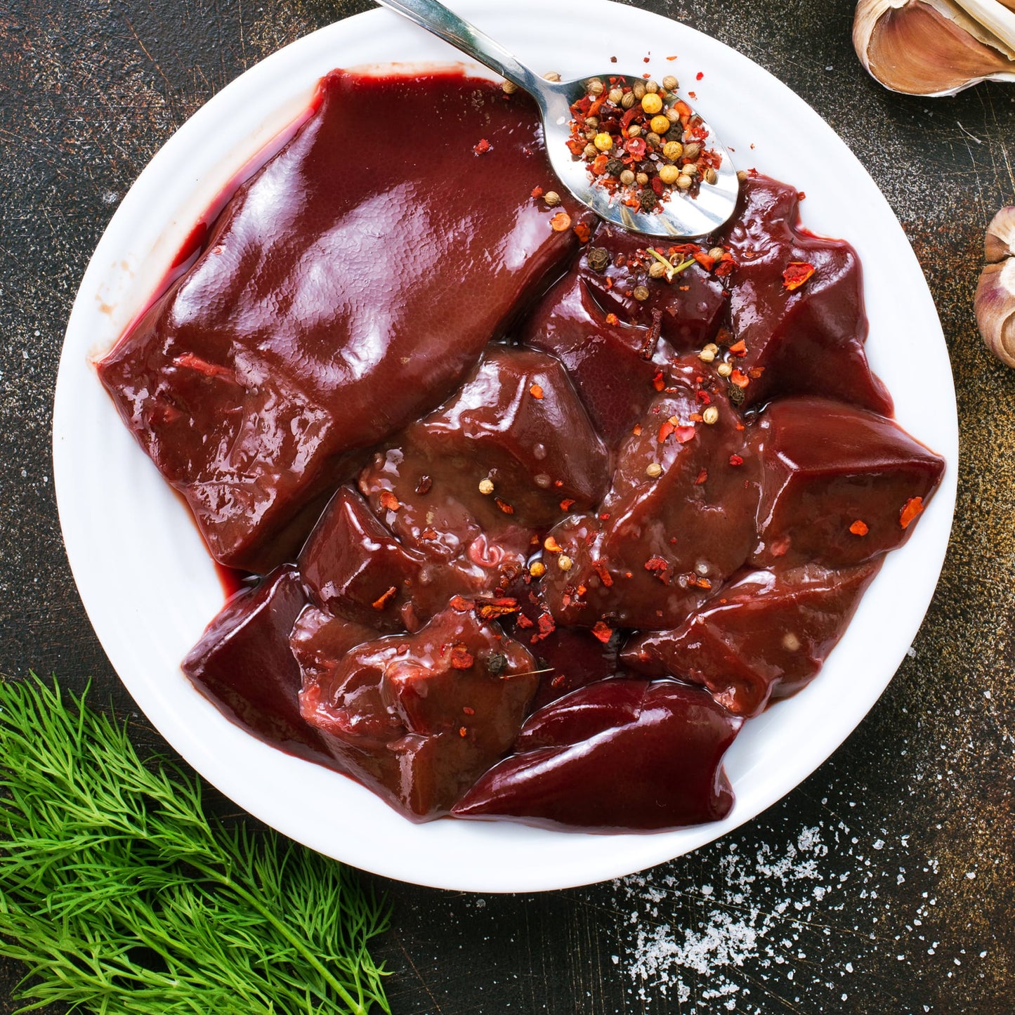 Pork Liver, Sliced